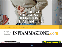 Tablet Screenshot of infiammazione.com